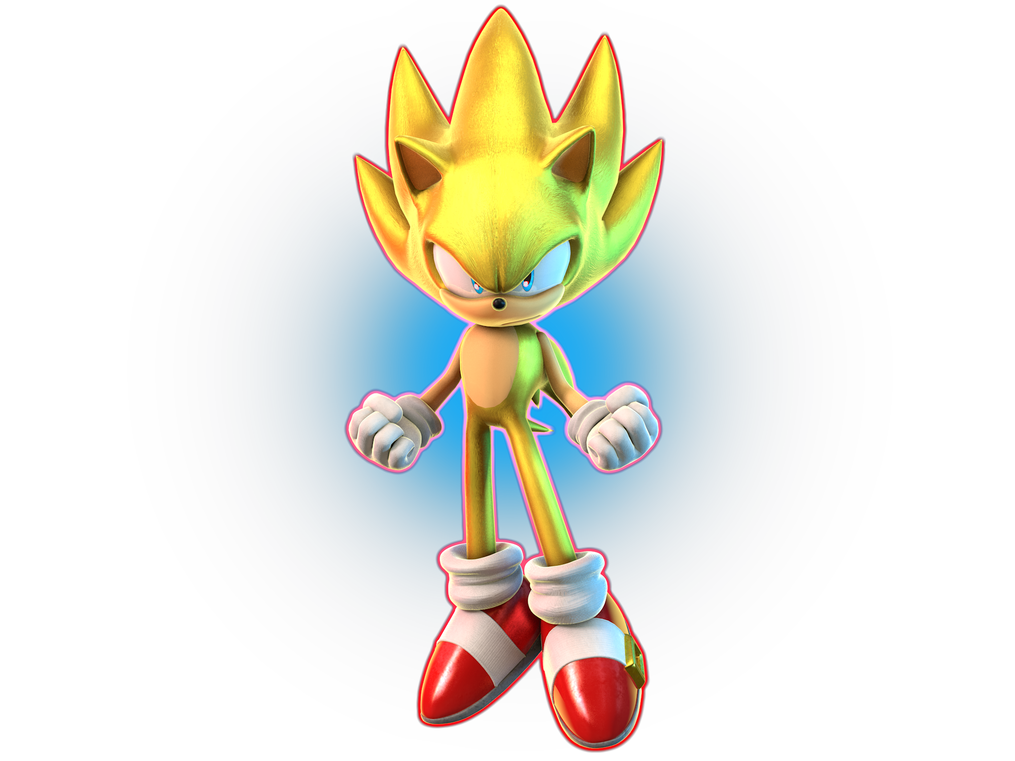 New Super Sonic (Sonic Frontiers Update 3 Render) by blue007prime on  DeviantArt