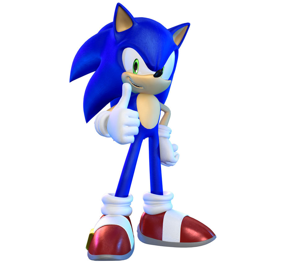 Sonic Basic Render (21/01/2023) by blue007prime on DeviantArt