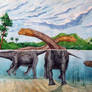 Swimming sauropods