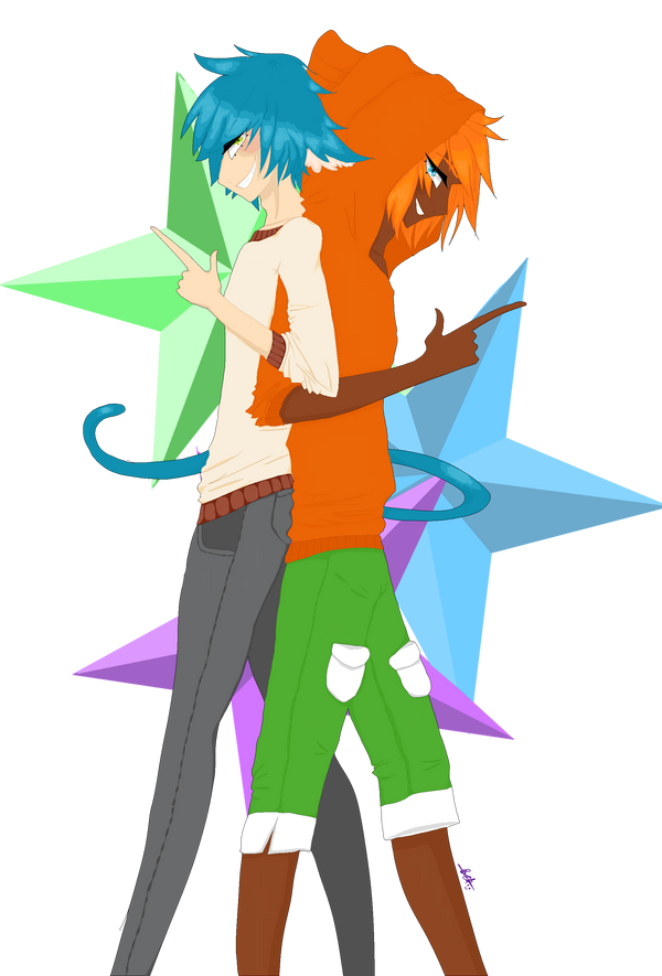 Gumball and Darwin: Older/Human by BakaGee on DeviantArt