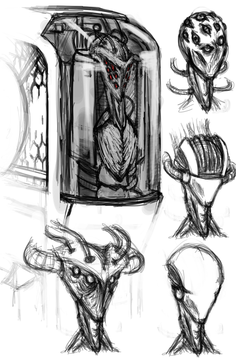 Alien Pod Shell Alien Pod Concept by Velandart on DeviantArt