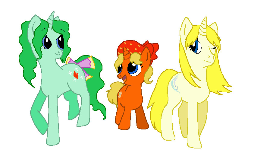 FF Ponies - Terra, Celes, and Relm