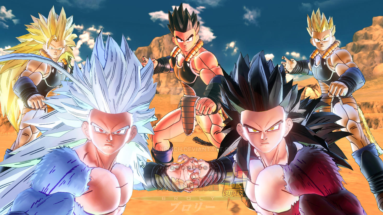Base Ssj Goten (Base - SSJ1 - SSJ3 - SSJ4 - SSJ5) by Dandrich on DeviantArt