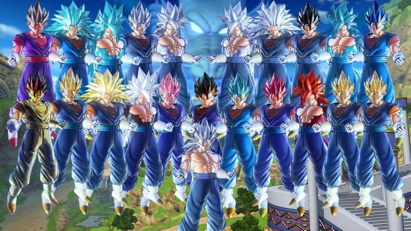 Vegito (21 Transformations) V3 - DBXV2 Mods