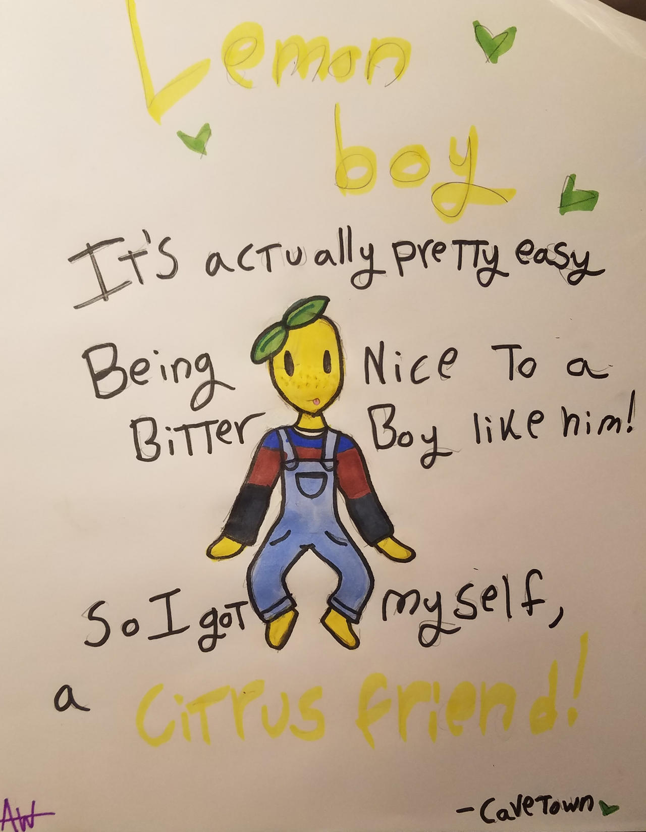 Lemon Boy Cavetown By Aaronwoolfie2 On DeviantArt