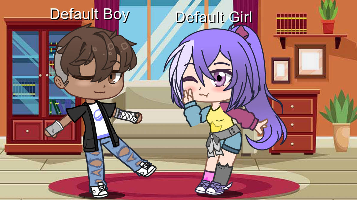 Default Boy And Default Girl Glow Up Gacha Club GIF - Default Boy And  Default Girl Glow Up Default Boy Default Girl - Discover & Share GIFs