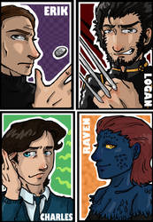 X-men art cards 1