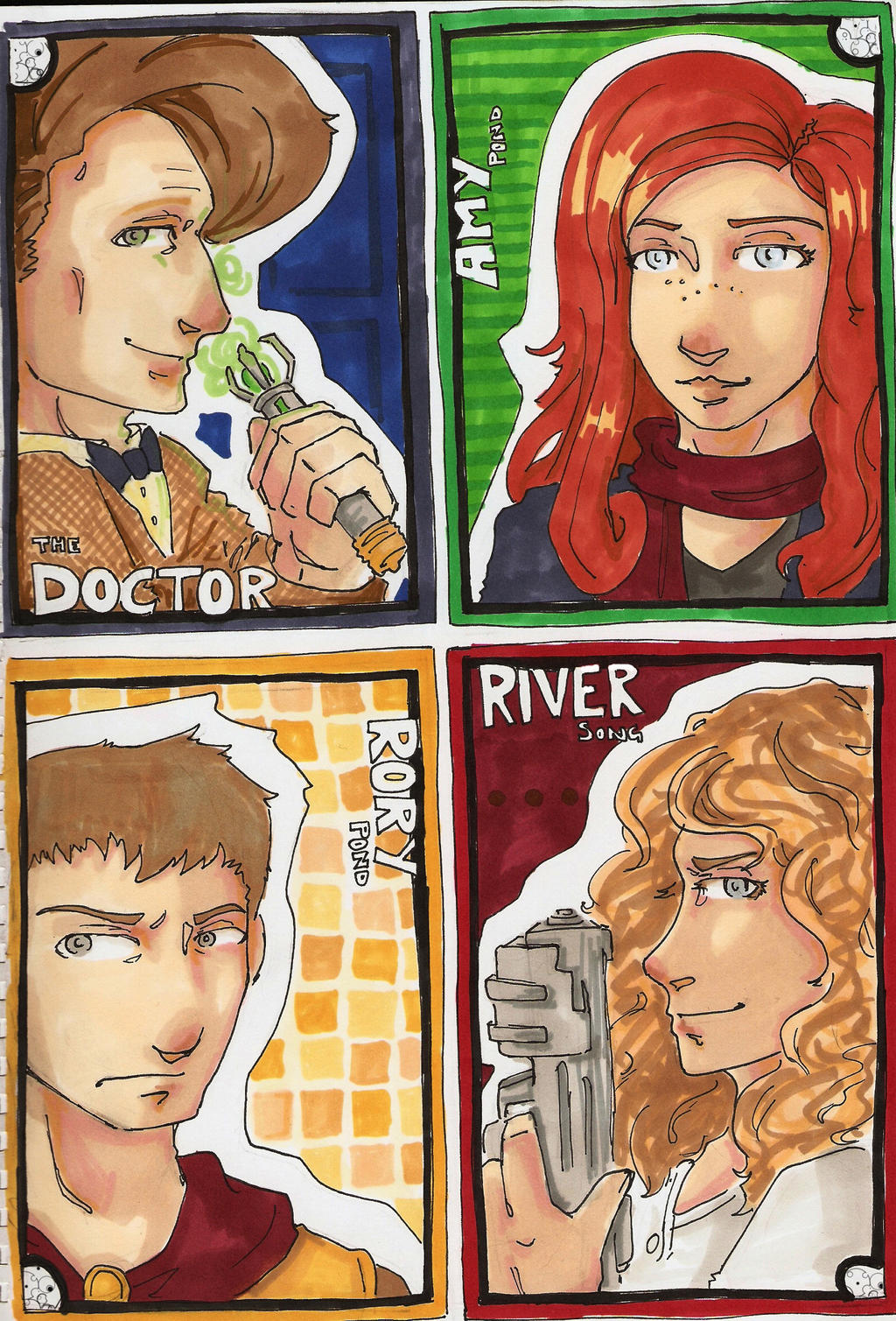 Doctor Who Art Cards