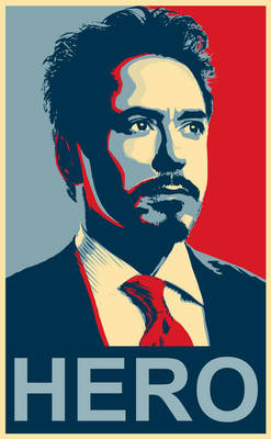 Tony Stark HERO Poster