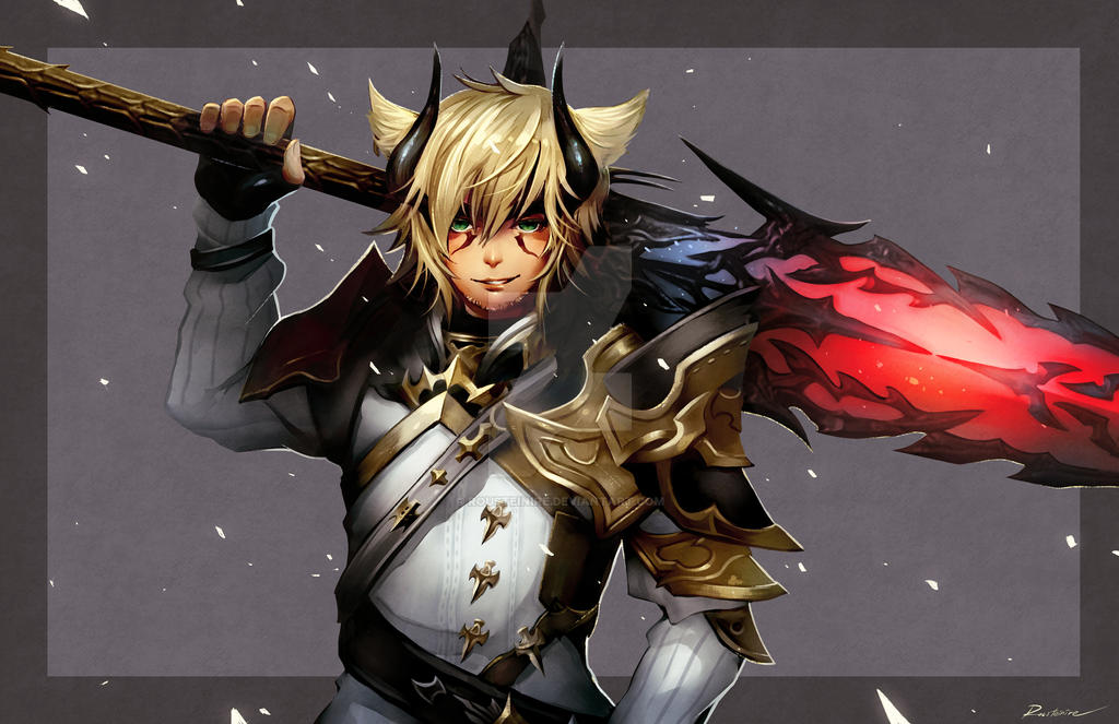 Commission FFXIV Paladin By Rousteinire On DeviantArt commission-ffxiv-paladin-by-rousteinire-on-deviantart