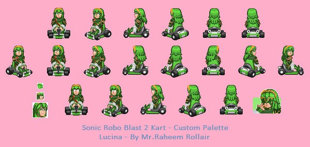 SRB2 Kart - Lucina Custom Palette