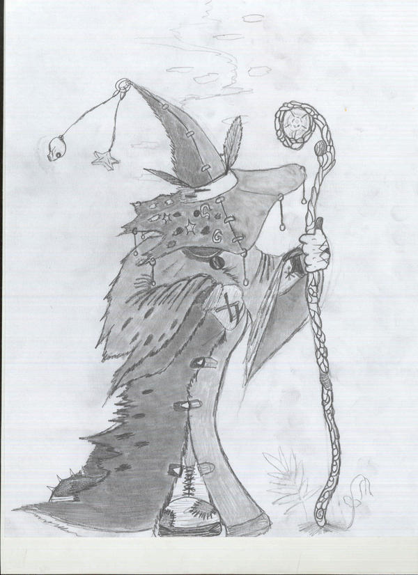Wizard sketch by kingdomfire on DeviantArt