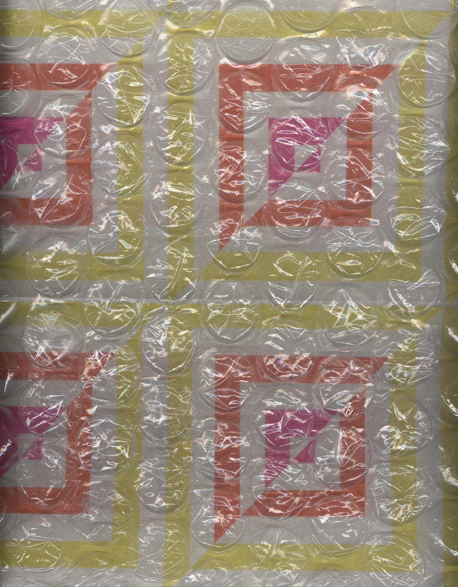 squares under bubblewrap