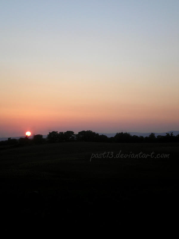 the sunset by past13 on DeviantArt