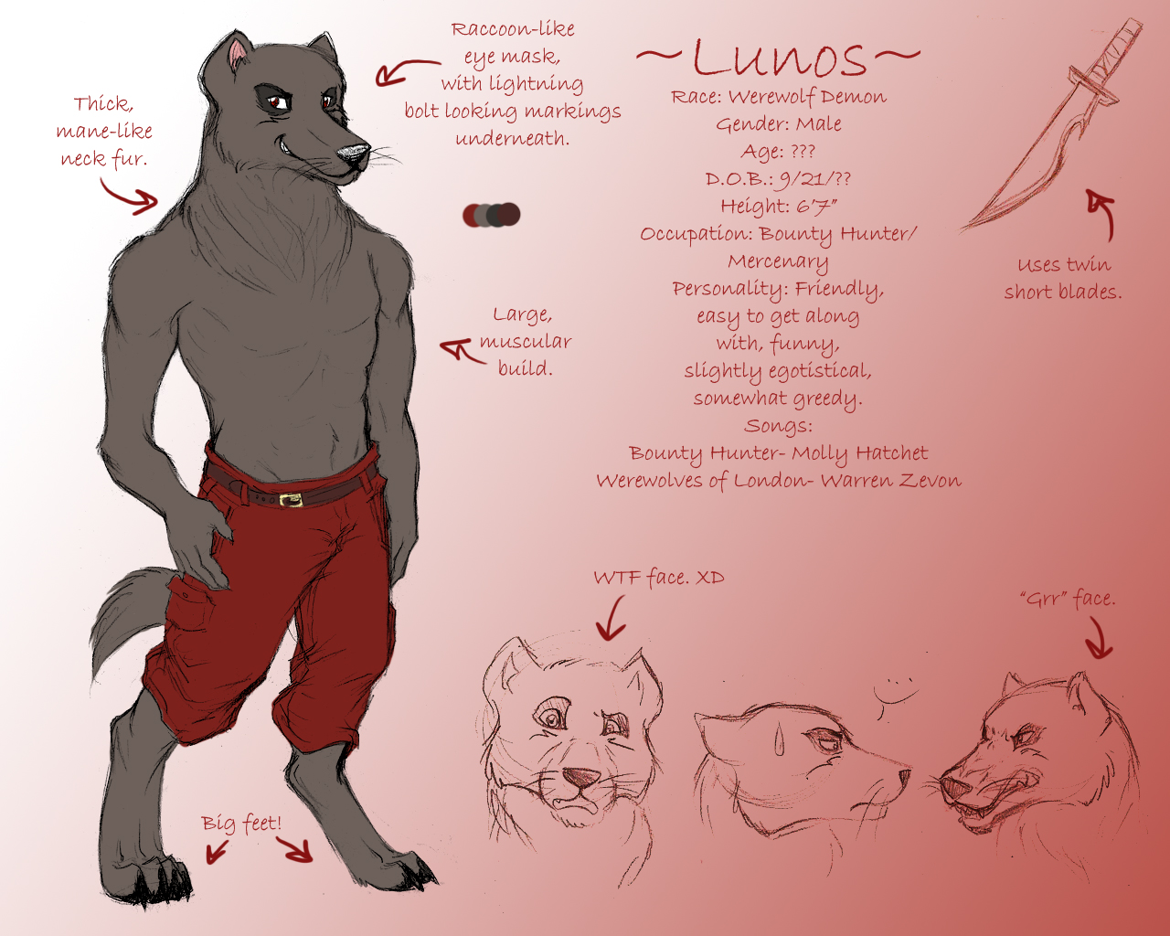 Lunos- Ref Sheet