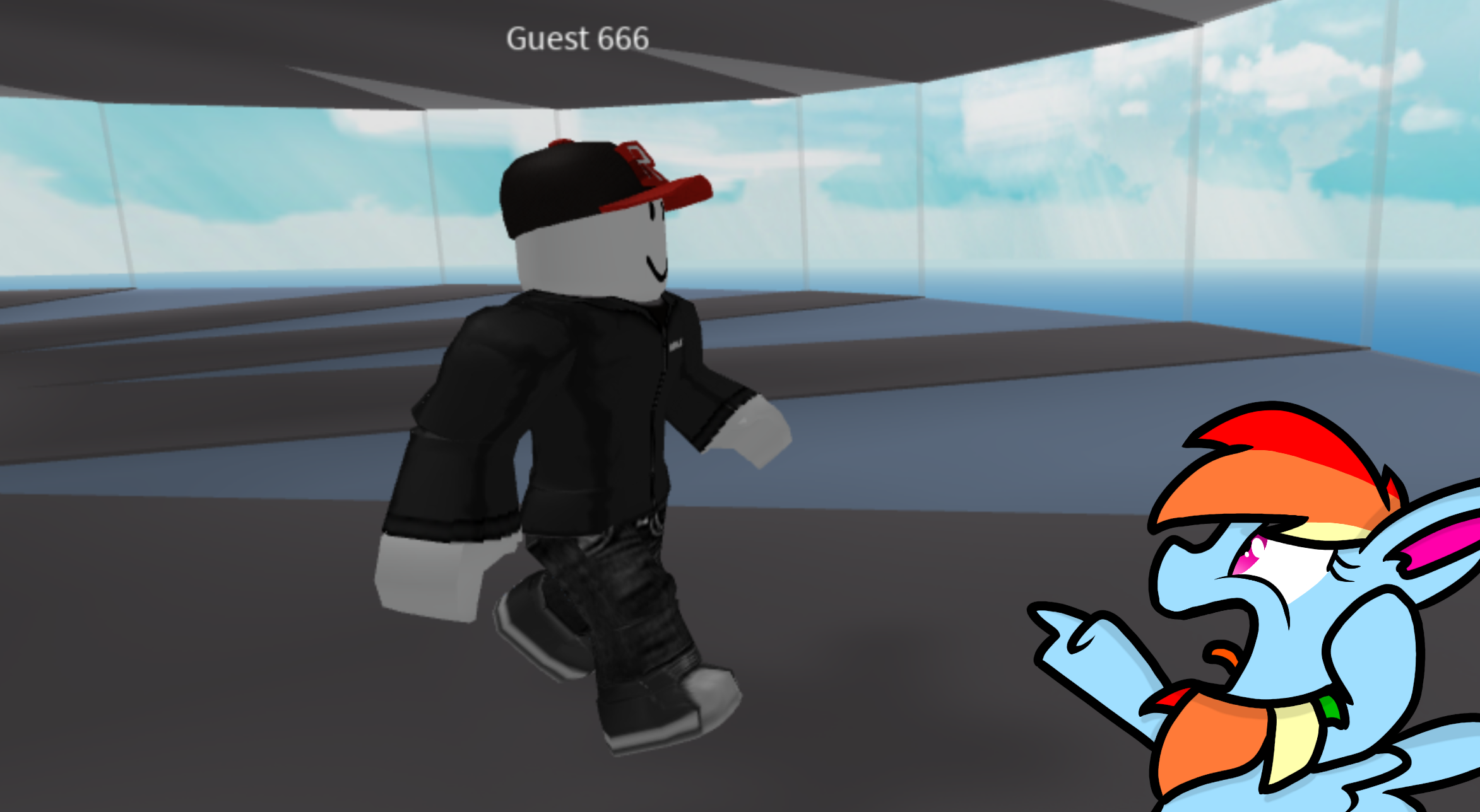 R6: Guest Siamese - Roblox