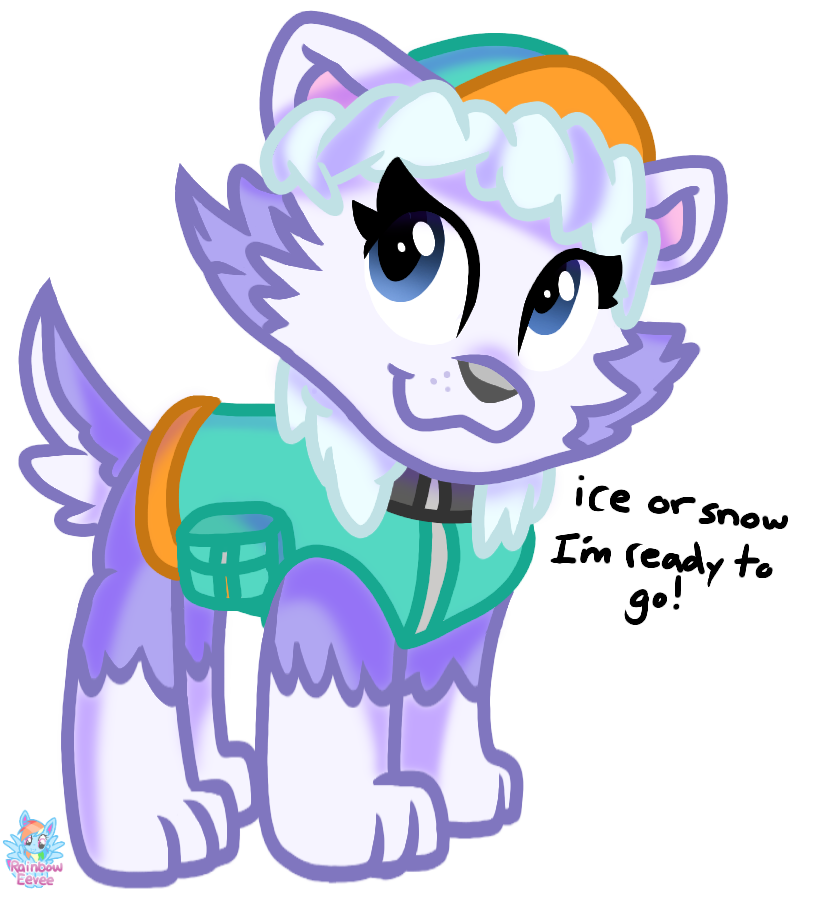 PAW Patrol Everest by RainbowEeveeDA on DeviantArt