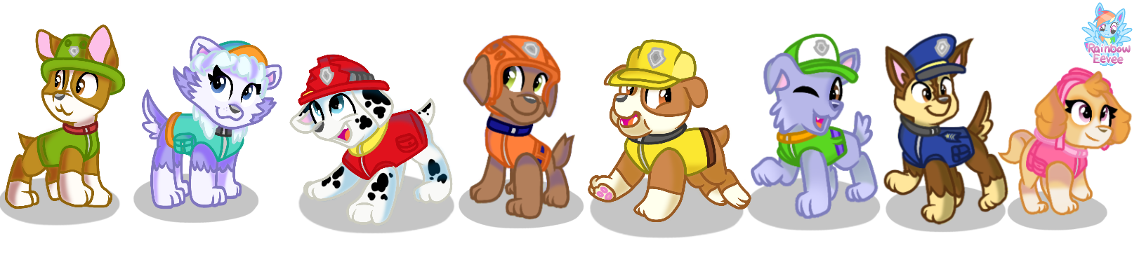 The PAW Patrol by RainbowEevee-DA on DeviantArt