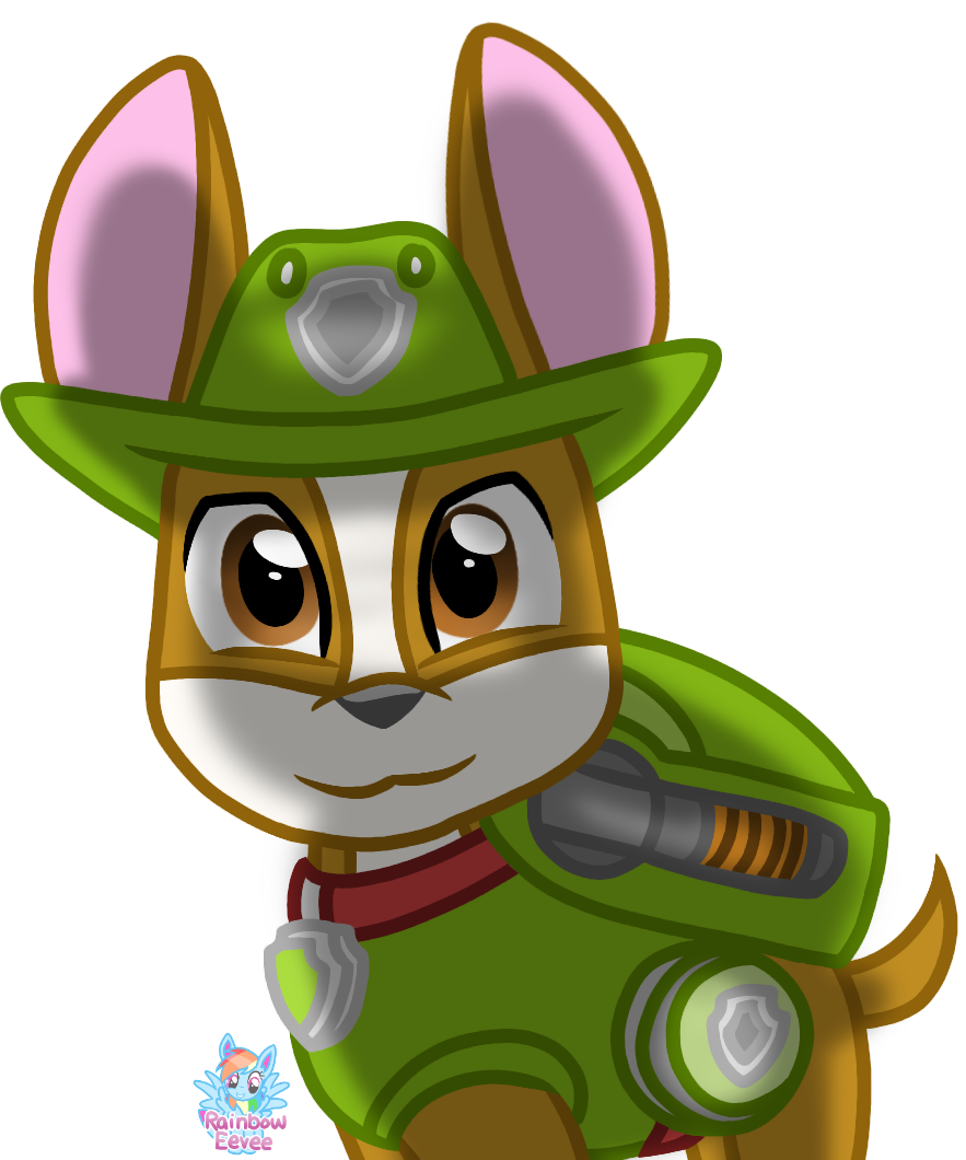 PAW Patrol Tracker Vector by RainbowEevee-DA on DeviantArt
