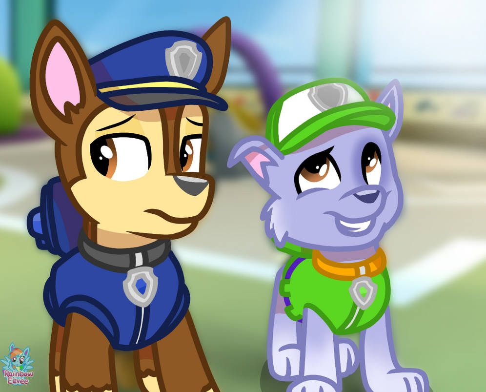 Chase and Rocky PAW Patrol by RainbowEevee-DA on DeviantArt