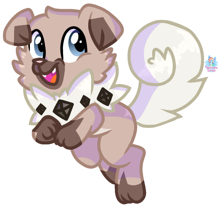 Rocket Ruff Rockruff by RainbowEevee-DA on DeviantArt