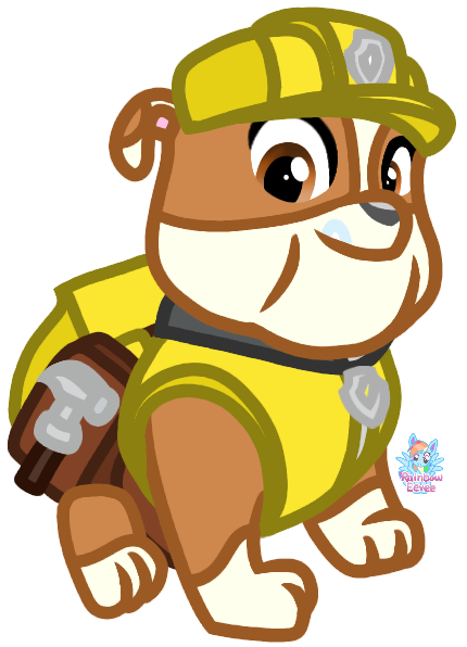 PAW Patrol Rubble 1 by RainbowEevee-DA on DeviantArt