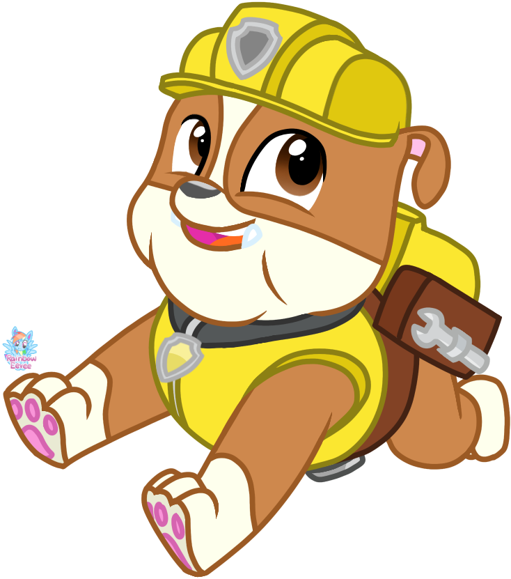 PAW Patrol Rubble by RainbowEeveeDA on DeviantArt