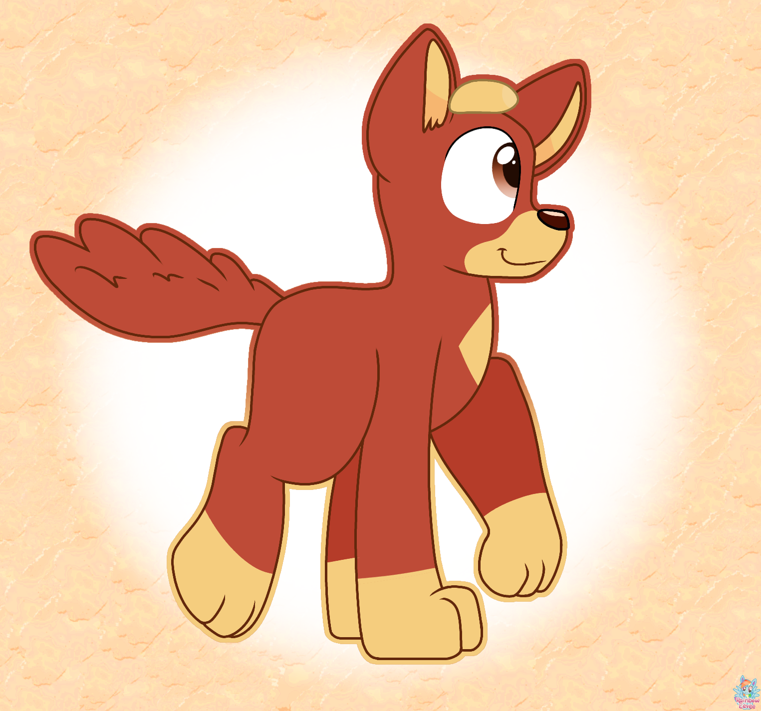 Rusty Fanart (Bluey) by RainbowEevee-DA on DeviantArt