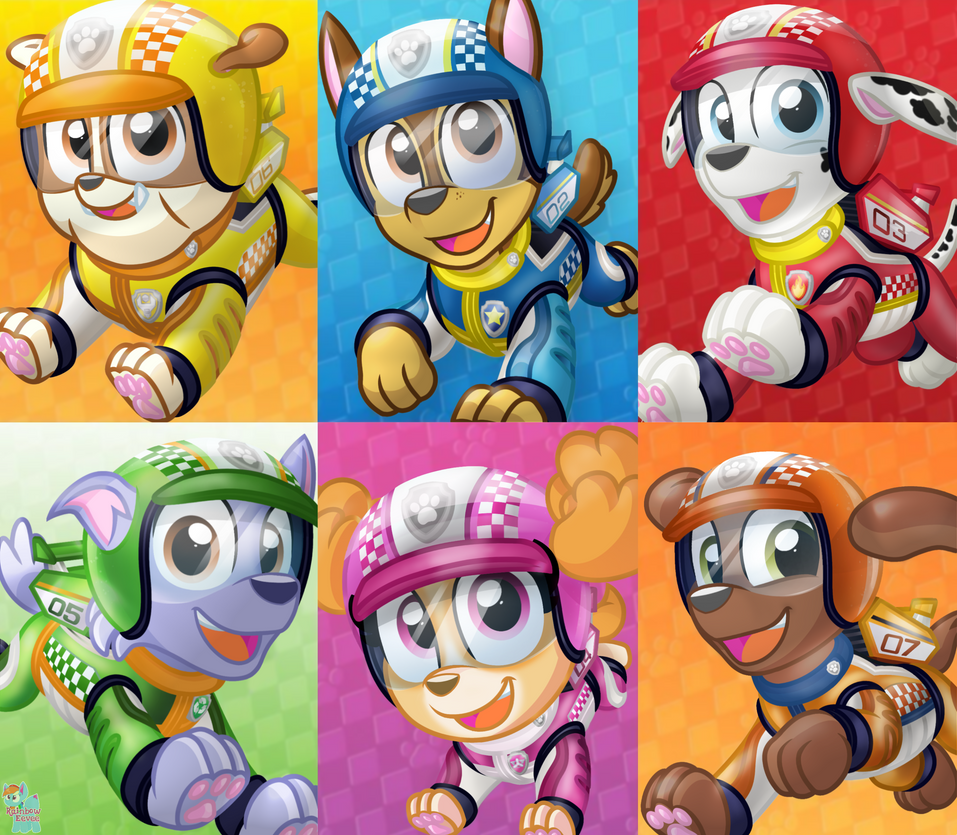 PAW Patrol Ready Race Rescue Pups COMPLETE by RainbowEevee-DA on DeviantArt