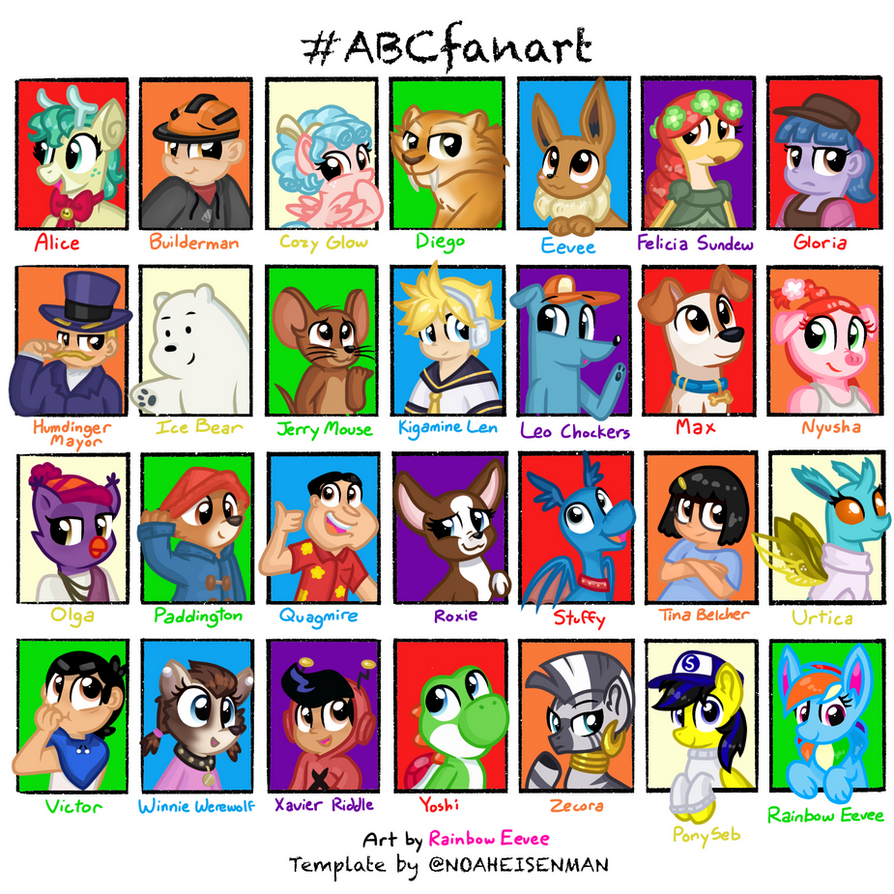 ABC Fanart abcfanart (Rainbow Eevee) by RainbowEevee-DA on DeviantArt