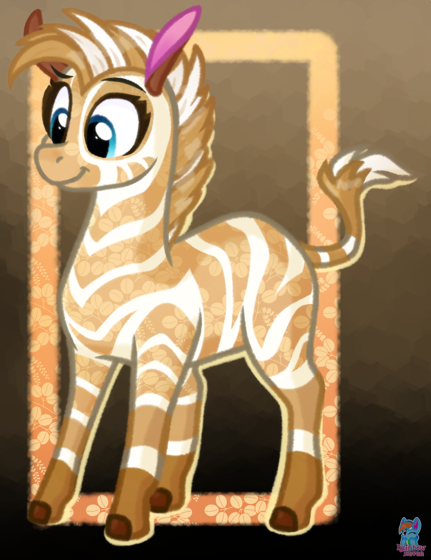 Dhahabu The Fabulous Golden Zebra By RainbowEevee DA On DeviantArt dhahabu-the-fabulous-golden-zebra-by-rainboweevee-da-on-deviantart