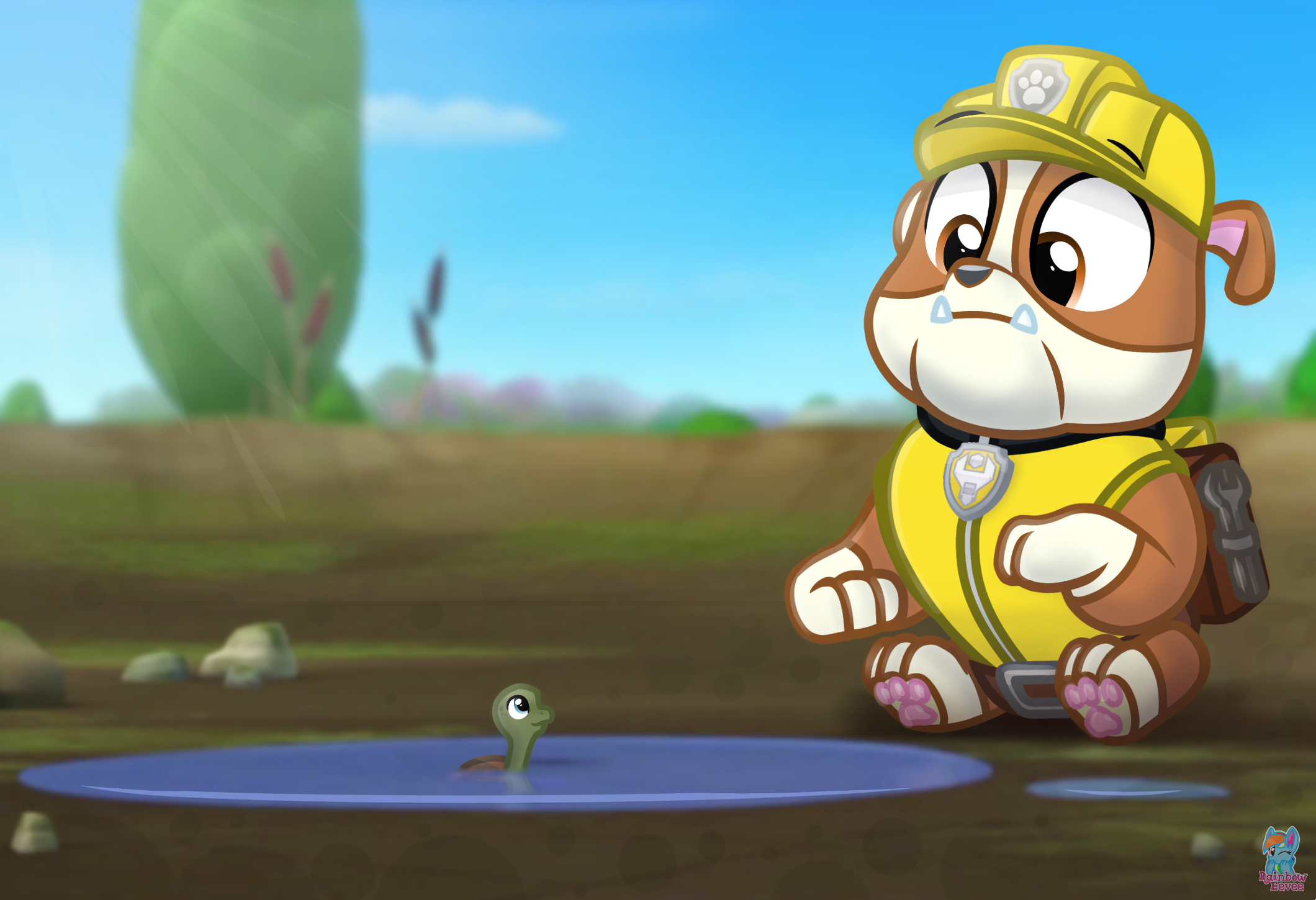 Rubble Silly PAW Patrol by RainbowEevee-DA on DeviantArt Rubble Silly PAW Patrol by RainbowEevee-DA on DeviantArt