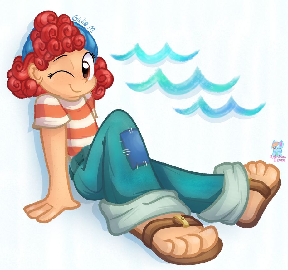 Giulia Character Luca Disney Giulia Marcovaldo by RainbowEevee-DA on DeviantArt