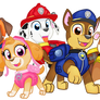 PAW Patrol Group Vector