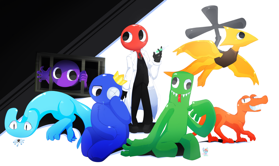 Rainbow Friends by RainbowEevee-DA on DeviantArt