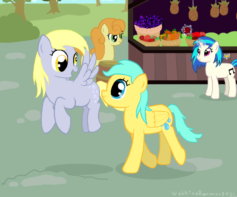 Derpy and Raindrops