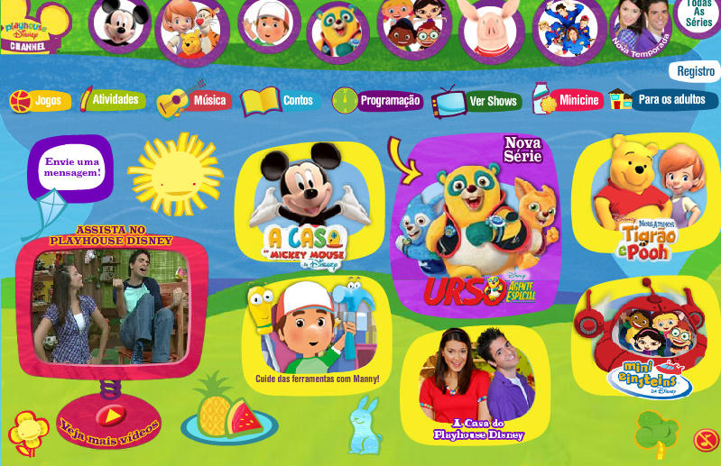 20082009 Playhouse Disney Channel Brazil Website by dingding0 on