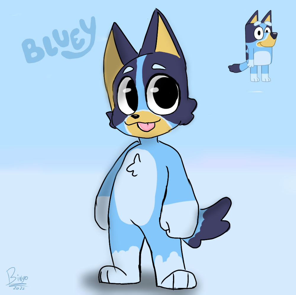 Bluey Adventure Deviantart Bluey by MaGiE-SOUP on DeviantArt