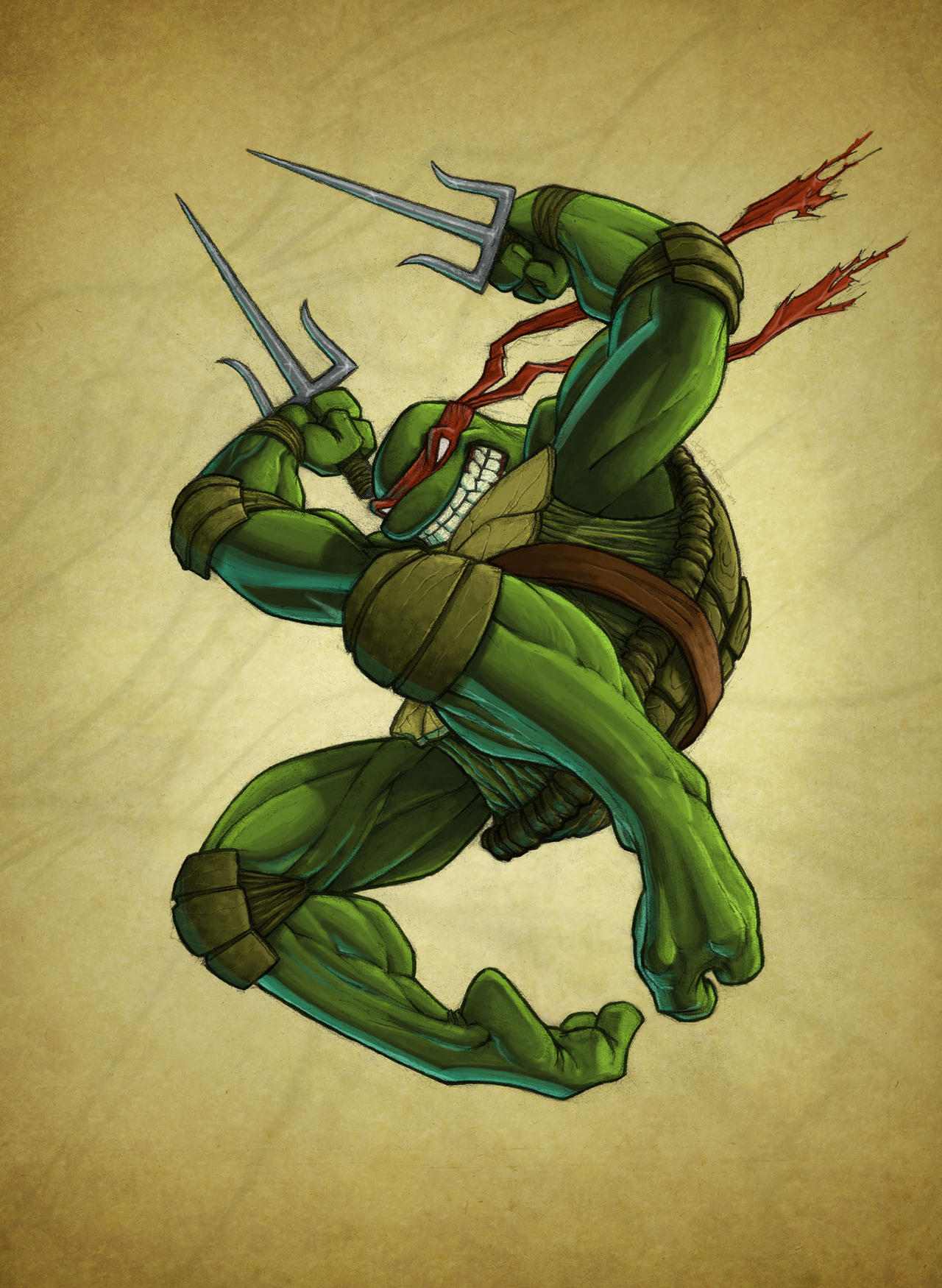 Raphael Tmnt 2016 Deviantart TEENAGE MUTANT NINJA TURTLES COMIC SIGNED