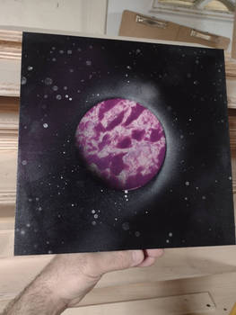 Single purple planet