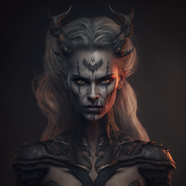 Female Demon 2 by ObsidianPlanet on DeviantArt