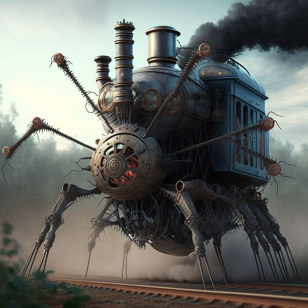 Spider Train Spider Train by ObsidianPlanet on DeviantArt