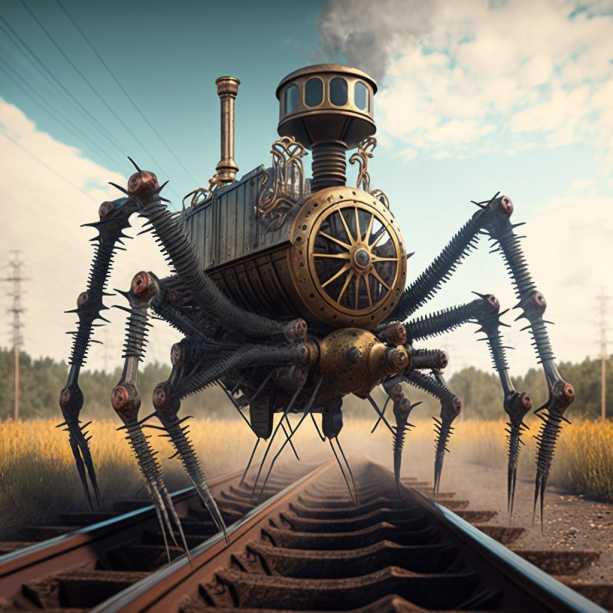 Spider Train Spider Train 3 by ObsidianPlanet on DeviantArt