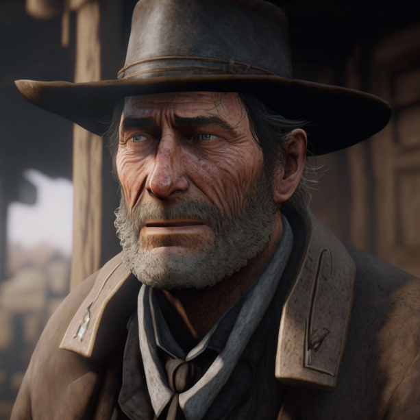 If Arthur Morgan Had Lived 10 More Years by ObsidianPlanet on DeviantArt