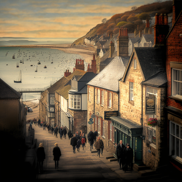 Lyme Regis, UK by ObsidianPlanet on DeviantArt