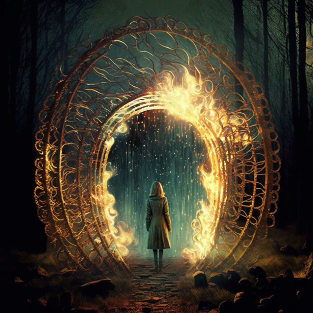 Interdimensional Portal in the Woods by ObsidianPlanet on DeviantArt