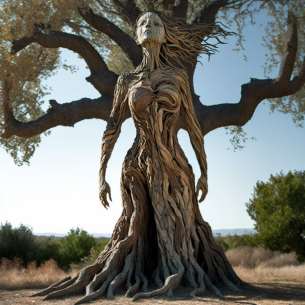 Lady Figure Tree Womantree by ObsidianPlanet on DeviantArt