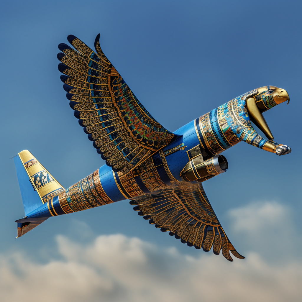 Ancient Egyptian Passenger Jet 2 by ObsidianPlanet on DeviantArt