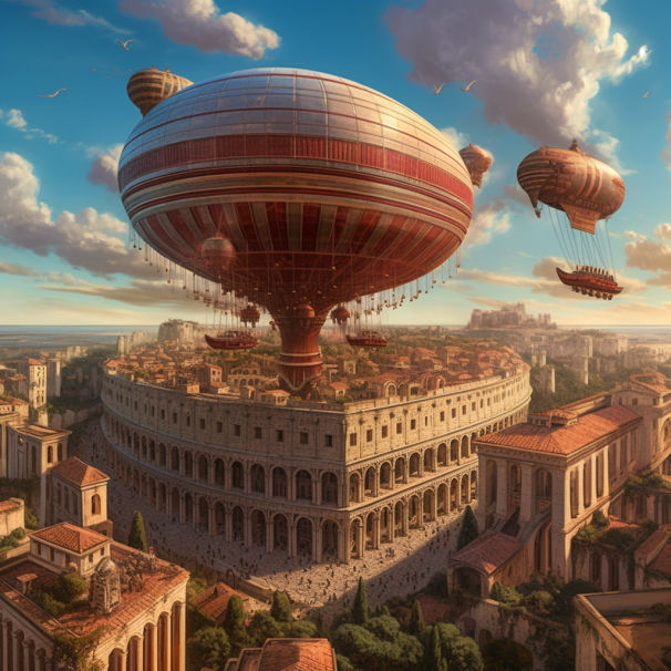 Futureistic Rome Retro-Futuristic Rome by ObsidianPlanet on DeviantArt