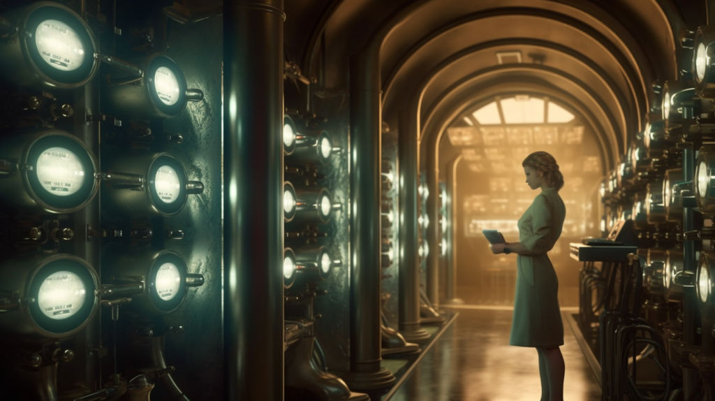 1930s Retro-Futuristic Lab 2 by ObsidianPlanet on DeviantArt